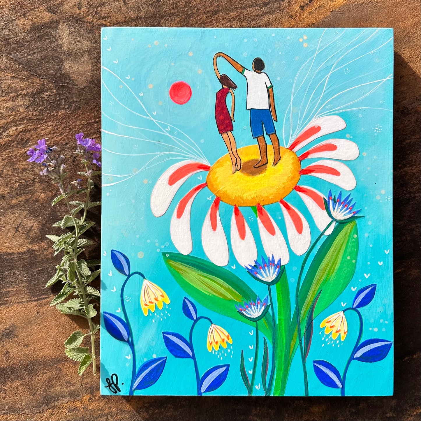 Come Dance with Me (8x10) Mixed Media Painting