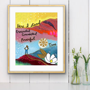 Here I Stand (8x10)
