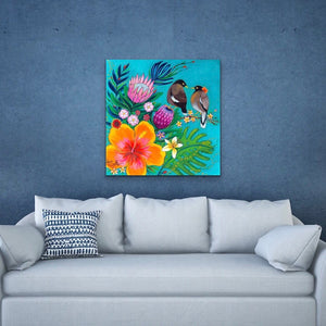 Island Myna Birds (24x24)