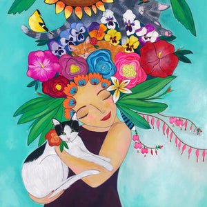 The Cat Lady (8x12/24x36)