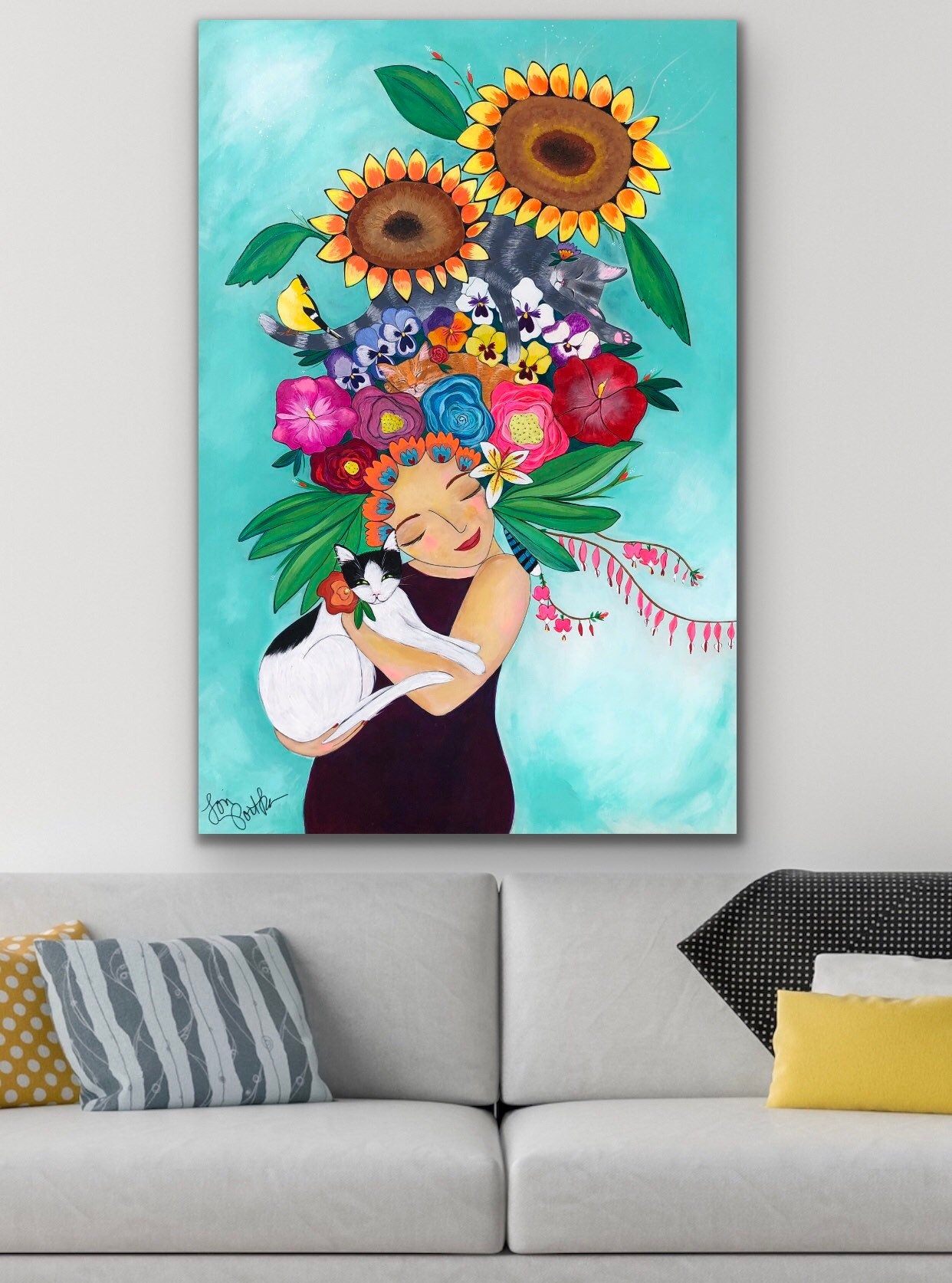 The Cat Lady (8x12/24x36)