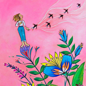 The Beauty of Letting Go (12x24)