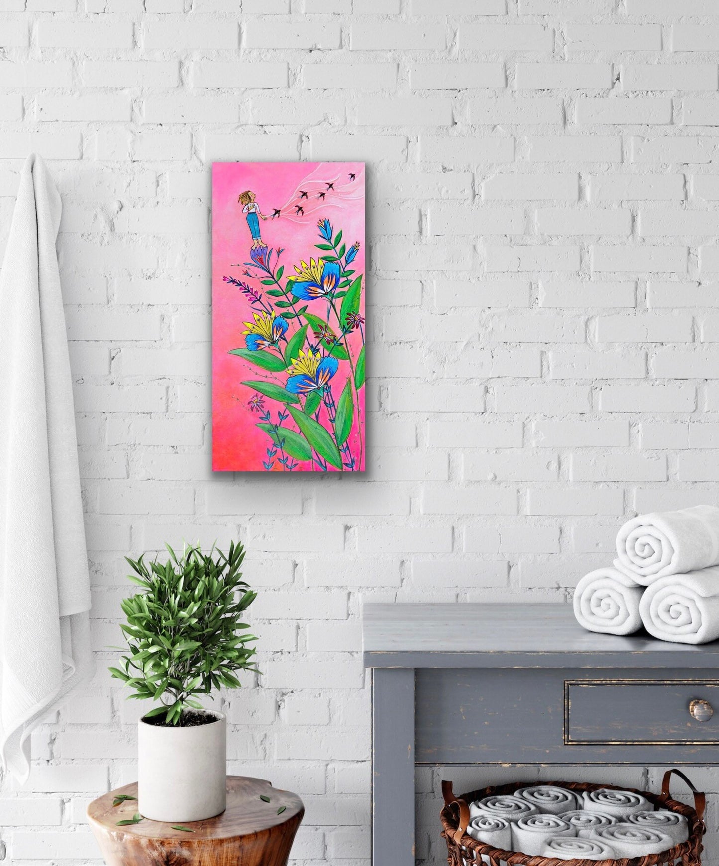 The Beauty of Letting Go (12x24)