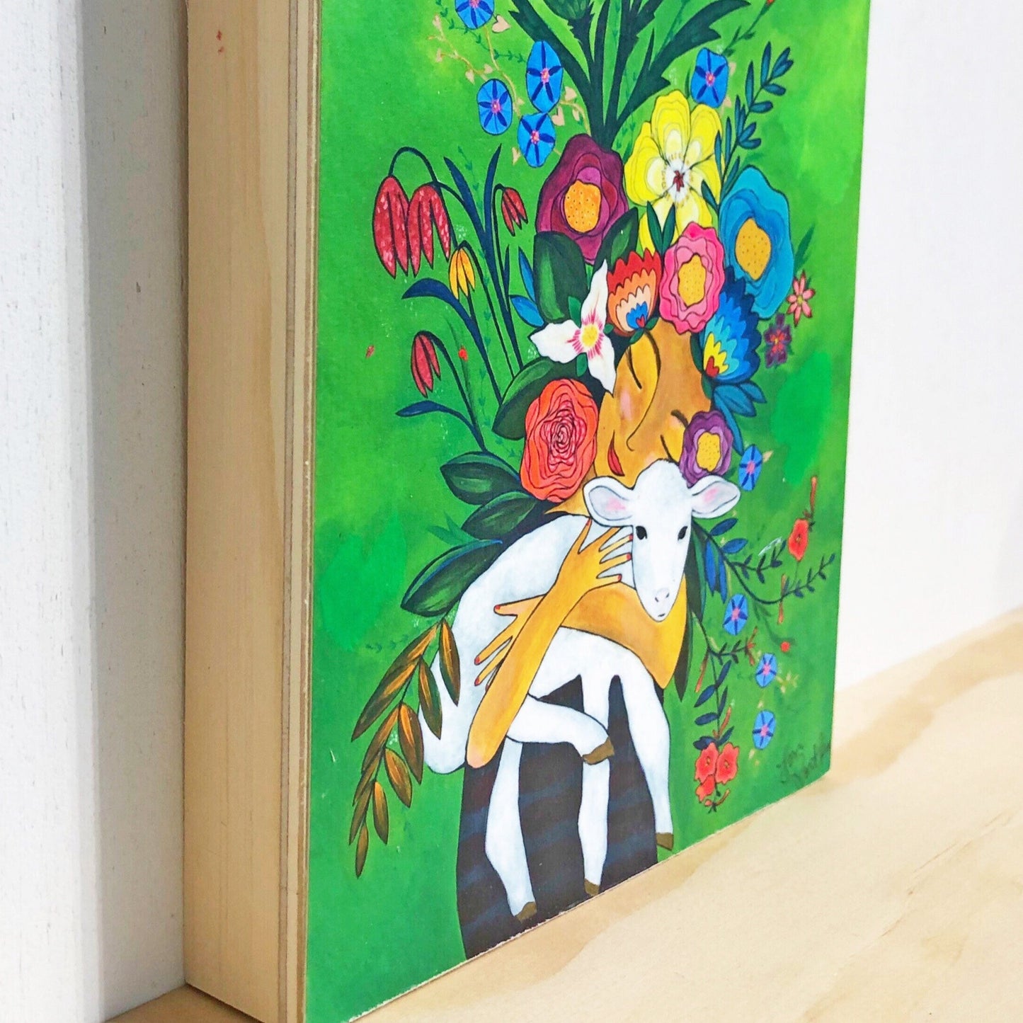 Lady and the Lamb (5x7/8x10)