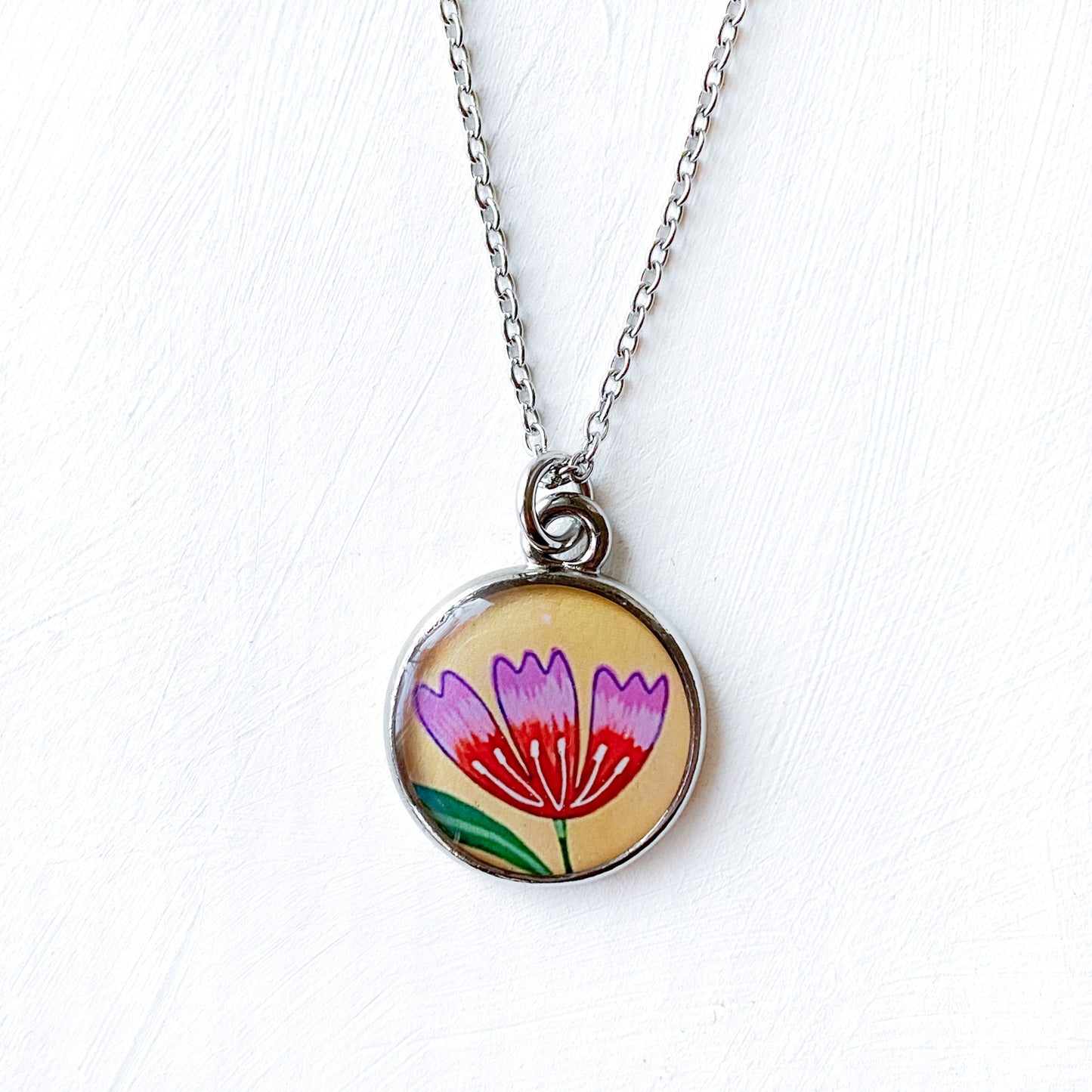 Simple Joy - Silver Necklace