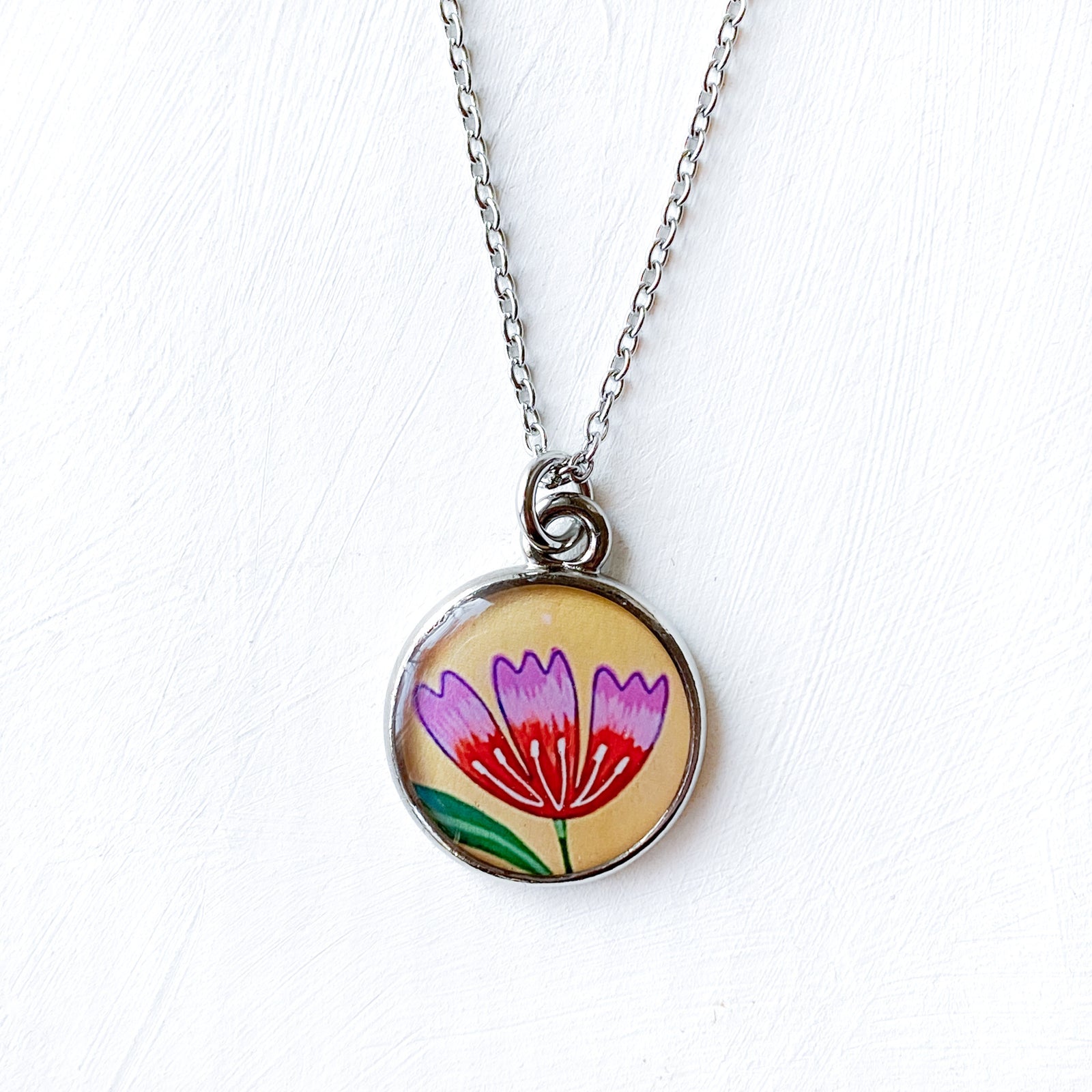 Simple Joy - Silver Necklace