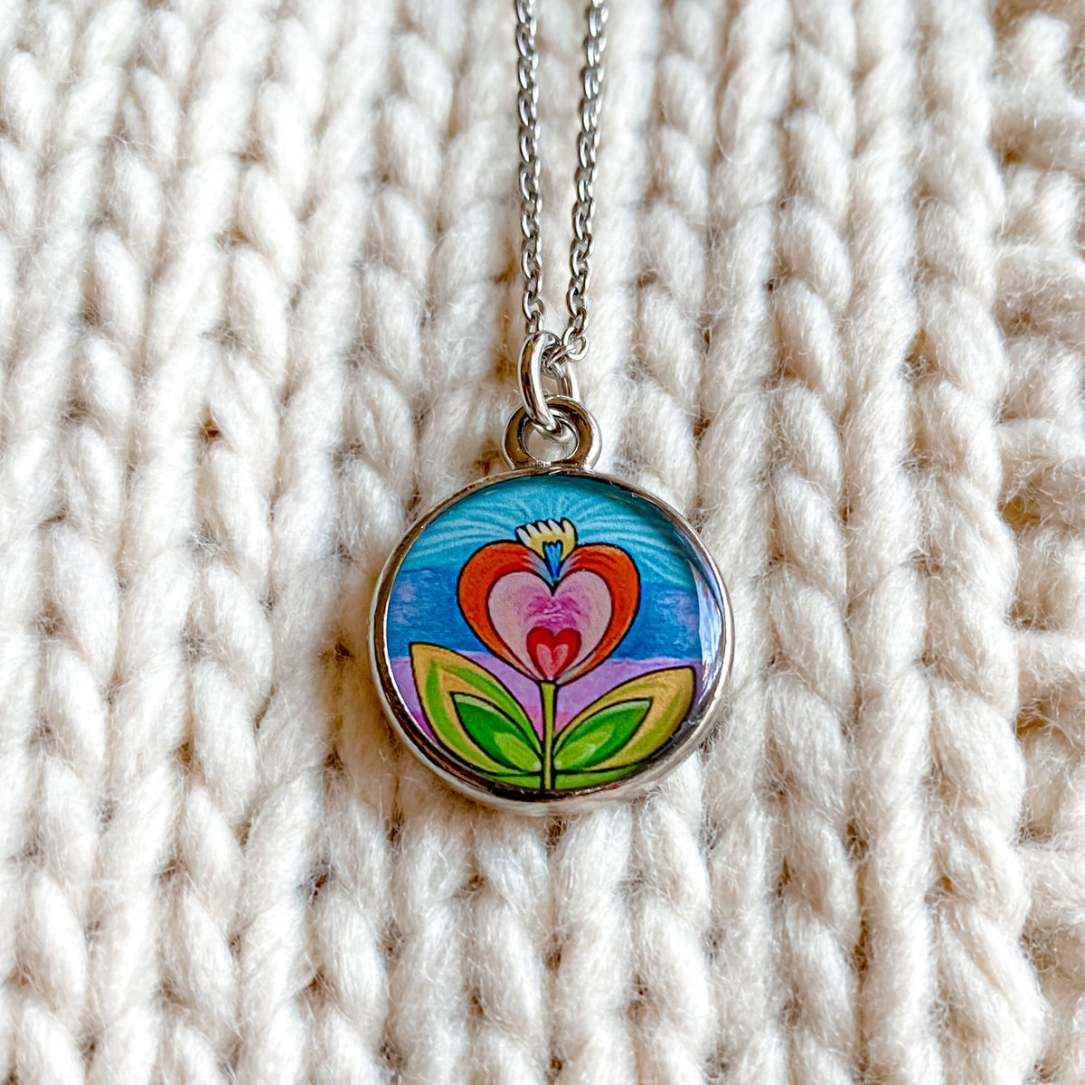 You are Loved - Silver Necklace