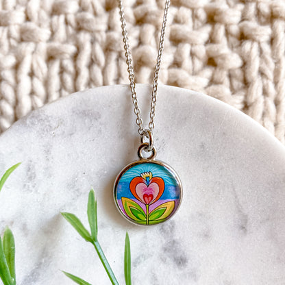 You are Loved - Silver Necklace