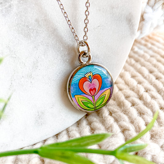 You are Loved - Silver Necklace