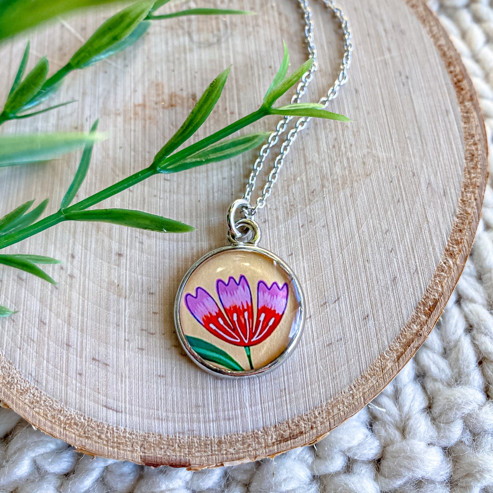 Simple Joy - Silver Necklace