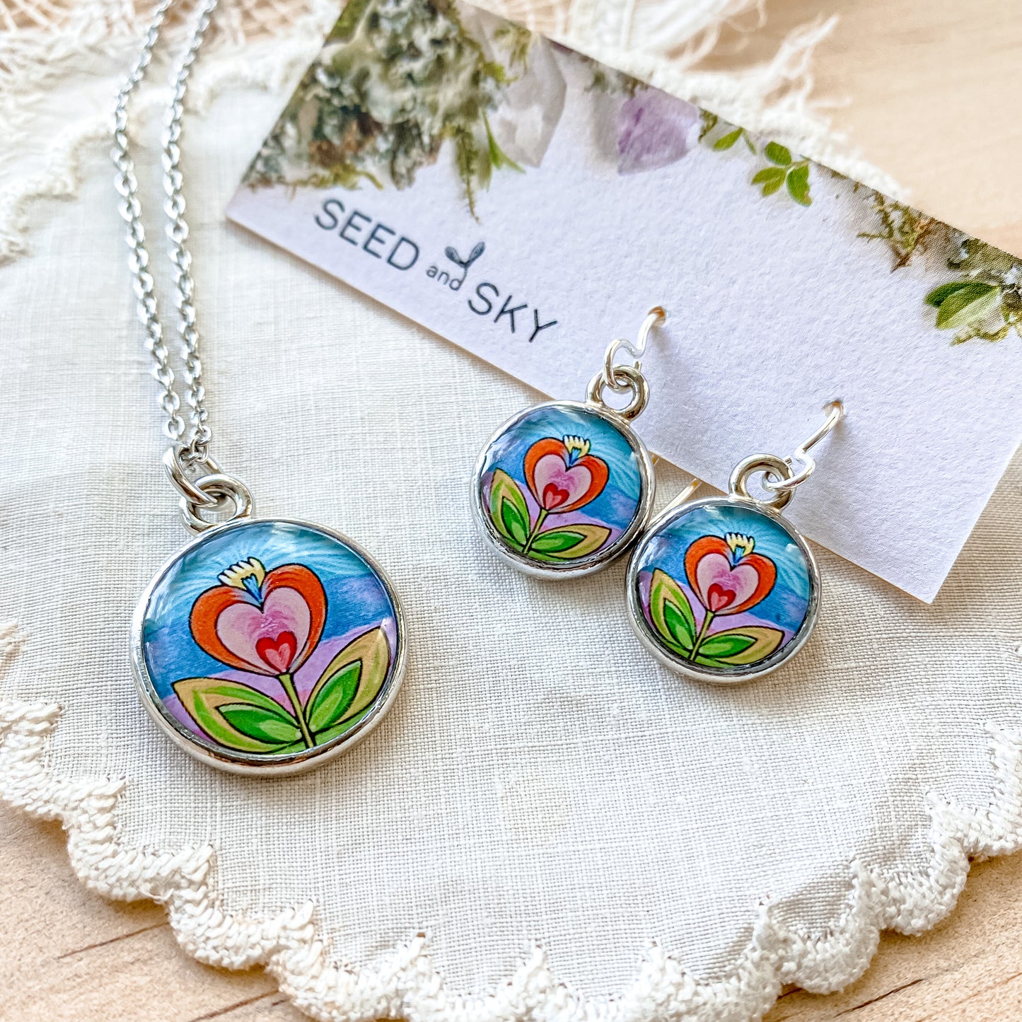 You are Loved - Silver Necklace