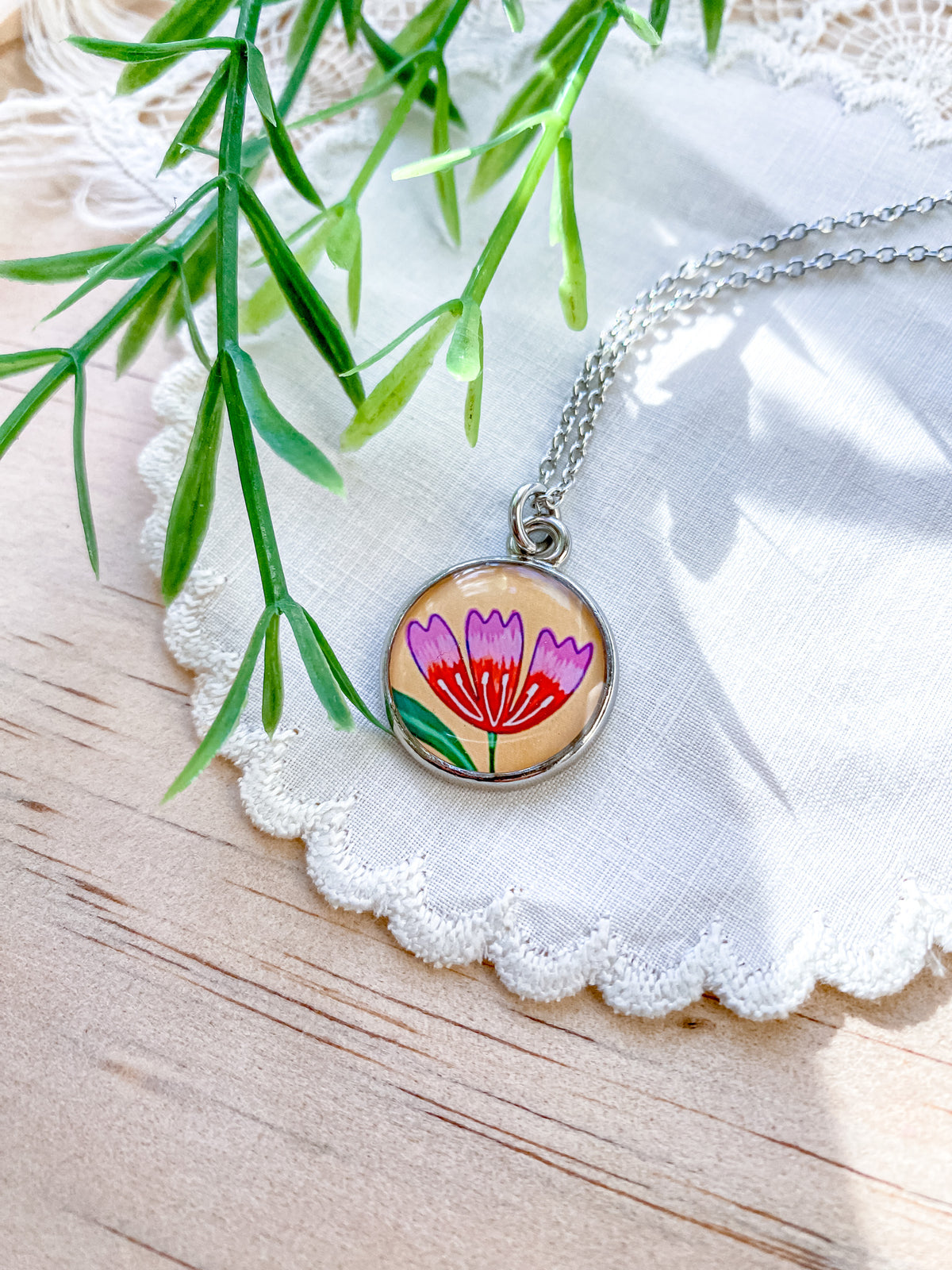 Simple Joy - Silver Necklace