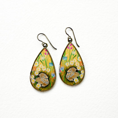 Bunnies Teardrop Earrings