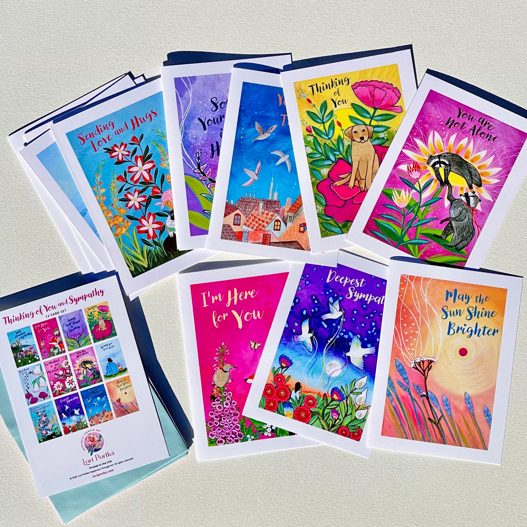 Sympathy/Thinking of You Card Set (NEW!) – Lori Portka