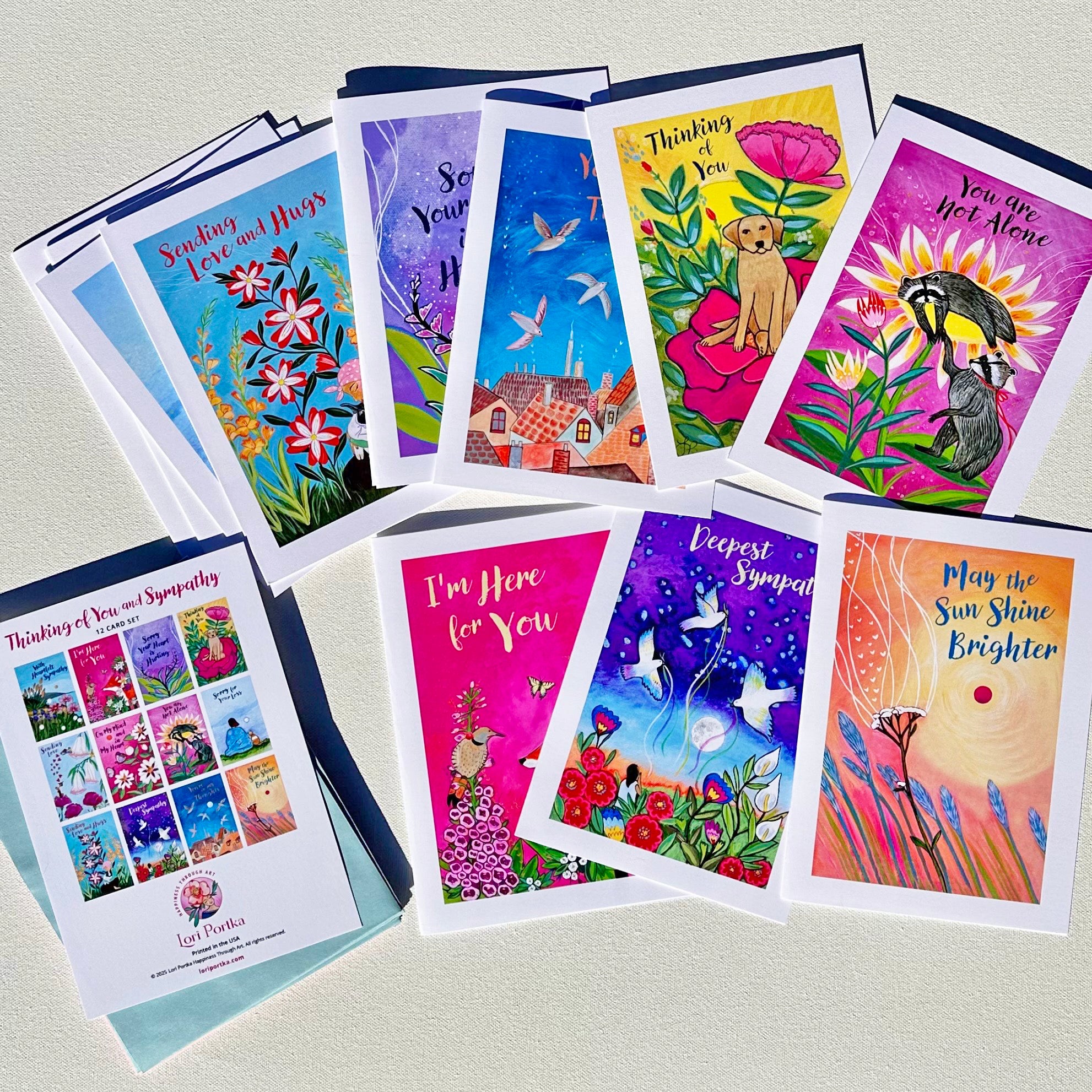 Sympathy/Thinking of You Card Set (NEW!) – Lori Portka
