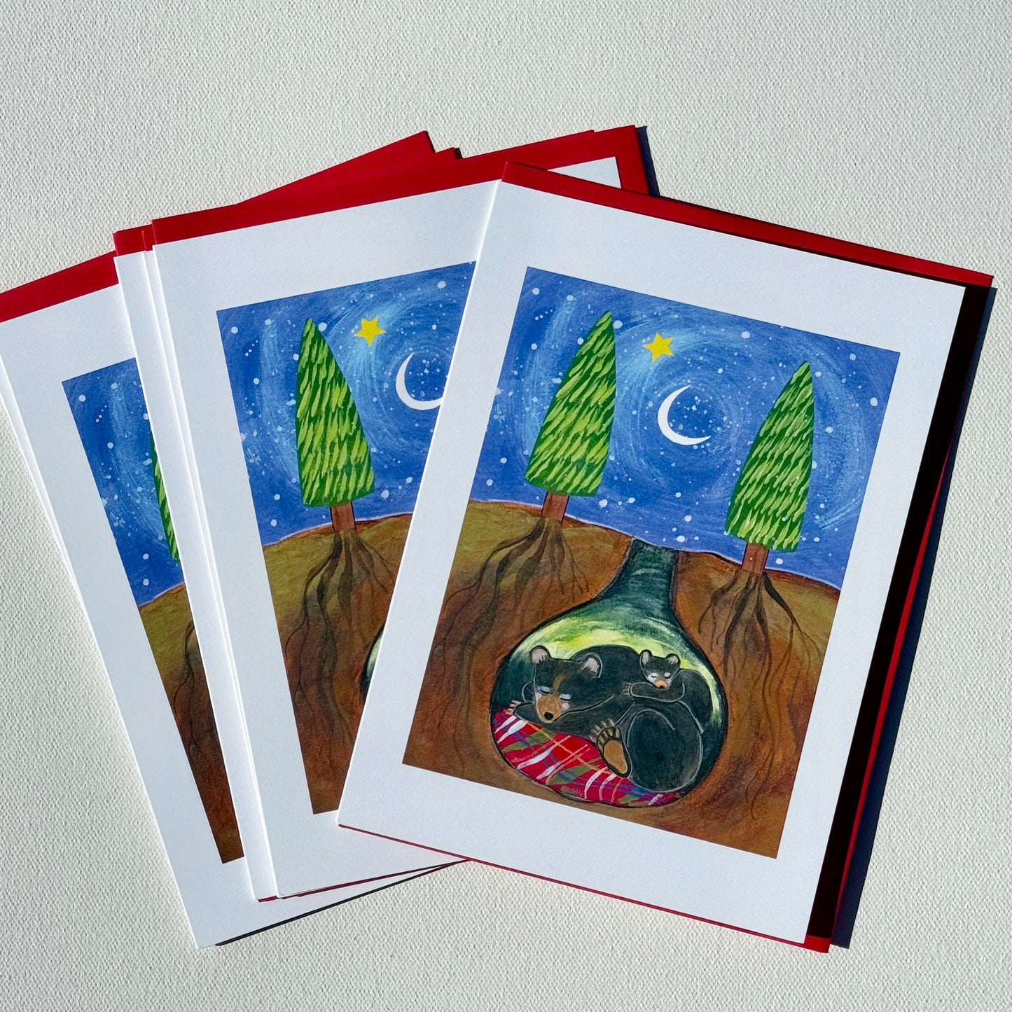 NEW Holiday Card Set:  6 or 12 Cards: Deeply Rooted in Love
