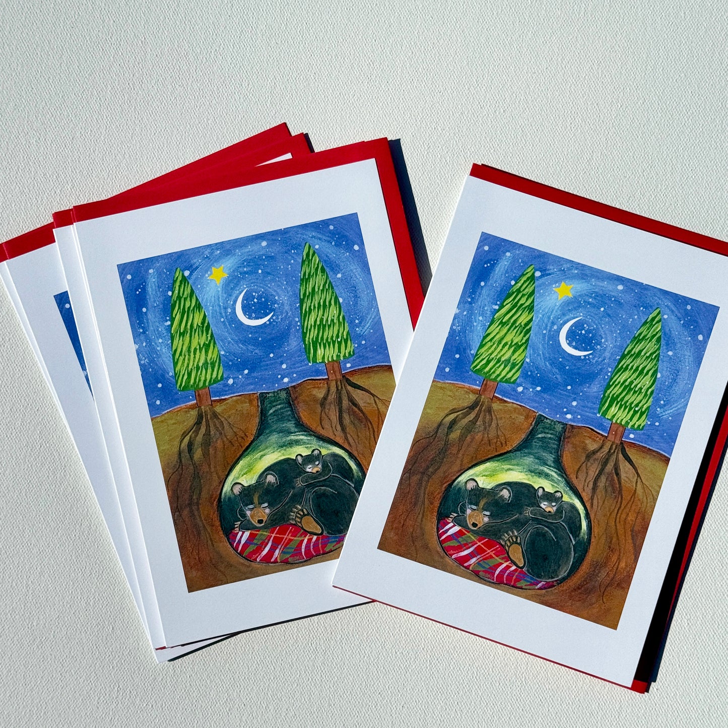 NEW Holiday Card Set:  6 or 12 Cards: Deeply Rooted in Love