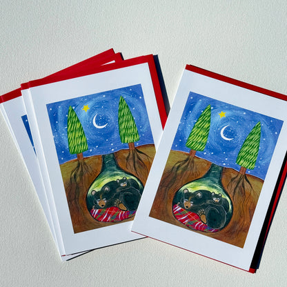 NEW Holiday Card Set:  6 or 12 Cards: Deeply Rooted in Love