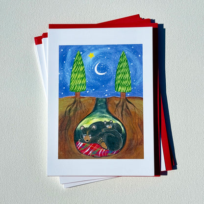 NEW Holiday Card Set:  6 or 12 Cards: Deeply Rooted in Love