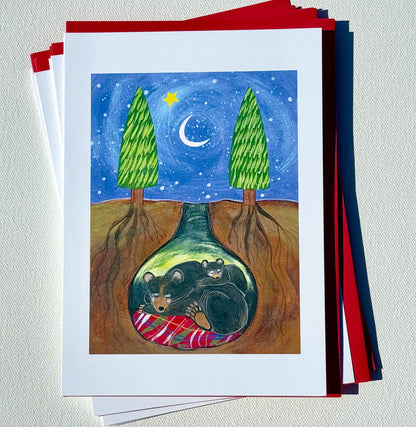 NEW Holiday Card Set:  6 or 12 Cards: Deeply Rooted in Love