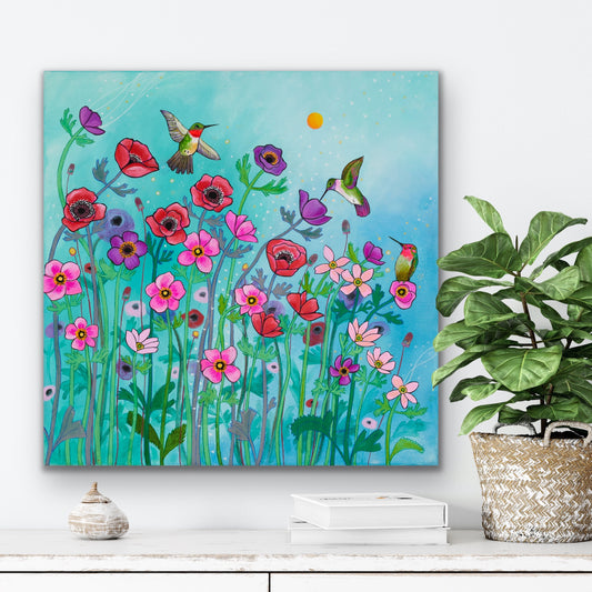 Good Morning Garden (24x24)