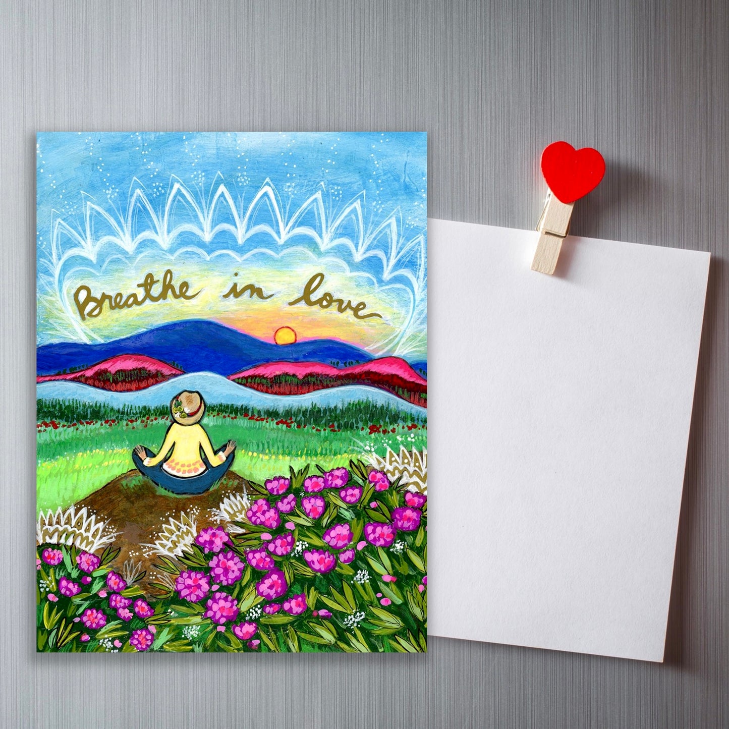 Breathe in Love - Magnet