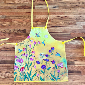Apron (overstock) made with yellow trim