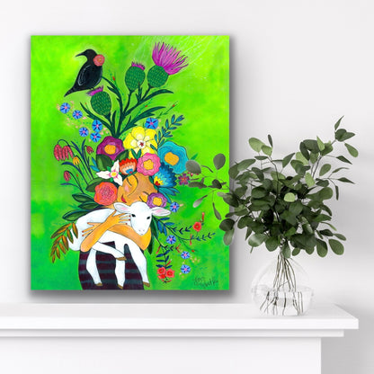 Lady and the Lamb (5x7/8x10)