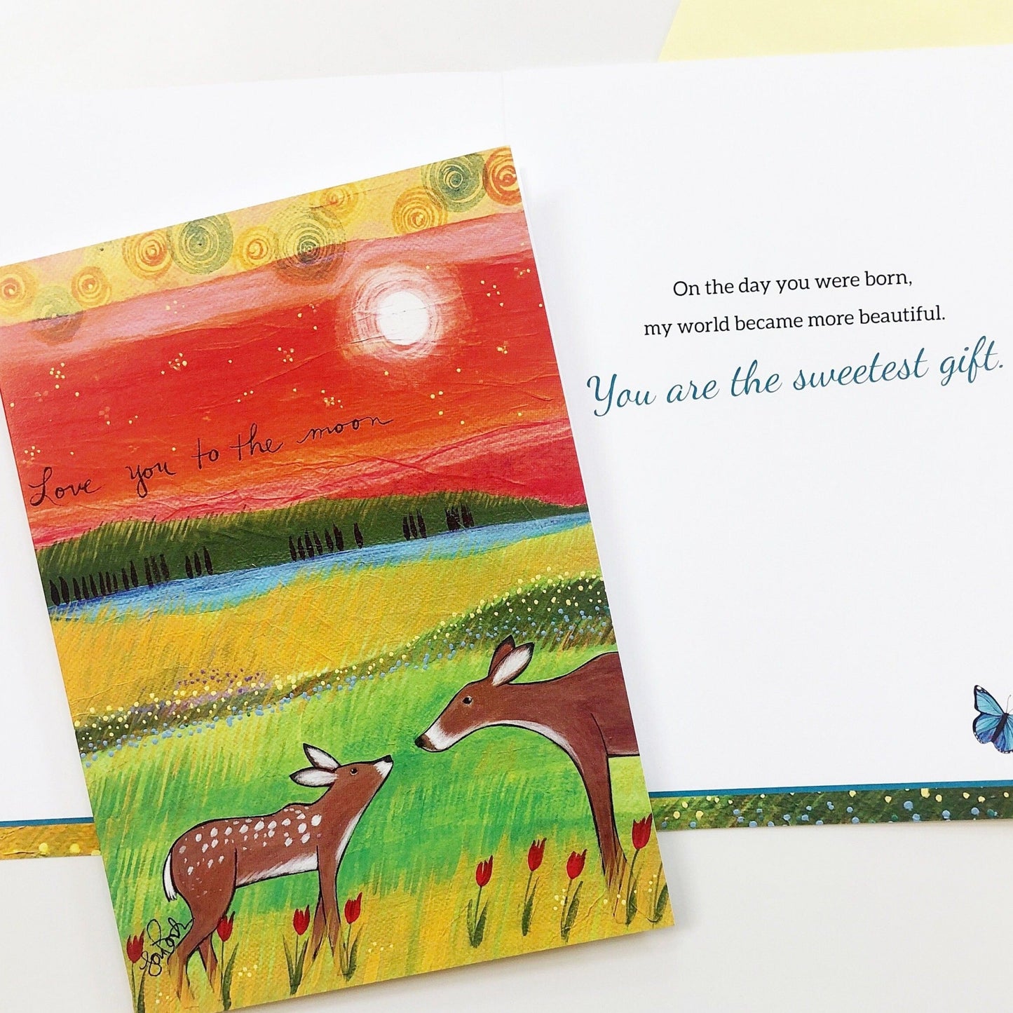 Love You to the Moon (greeted)