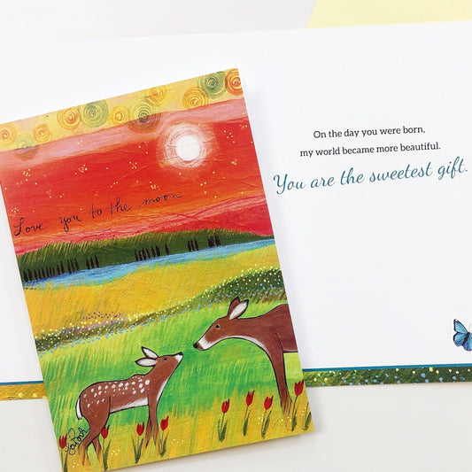 Love You to the Moon (greeted)