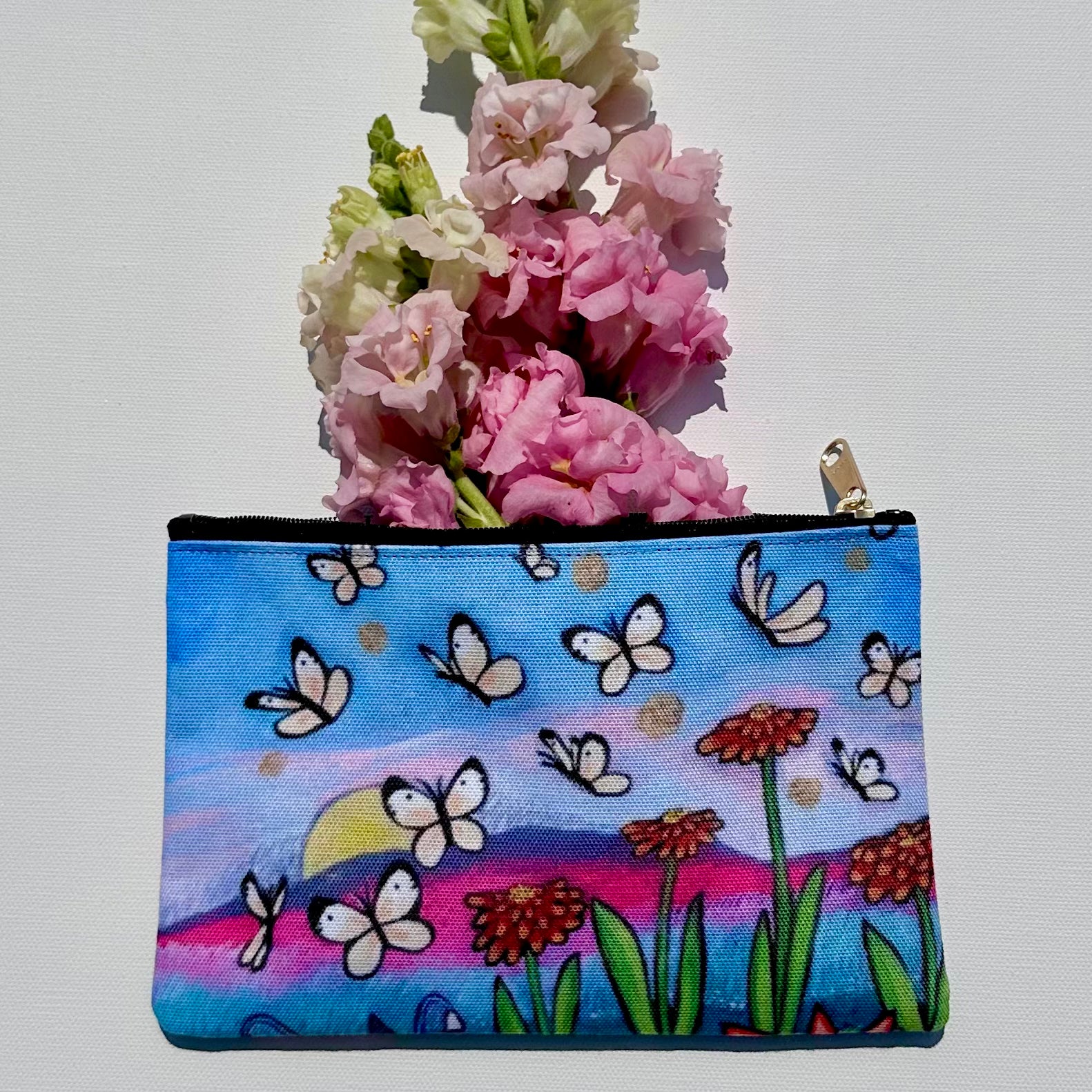 Painted wallets  Puffy paint, Wallet, Floral design