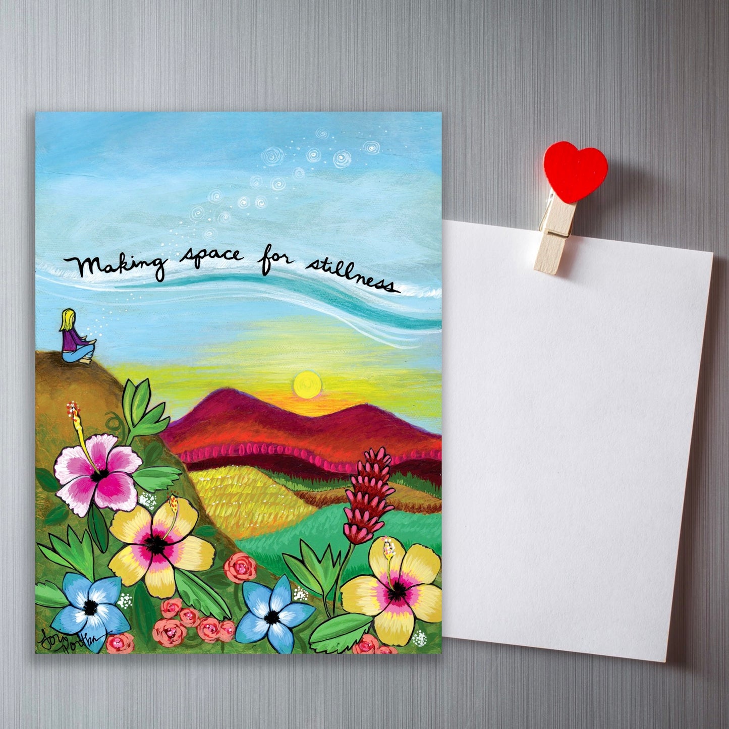 Making Space for Stillness Magnet