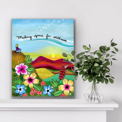 Making Space for Stillness (5x7/8x10)