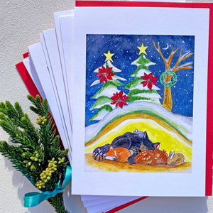 Holiday Card Set of 12: Never Cold with You (NEW!)