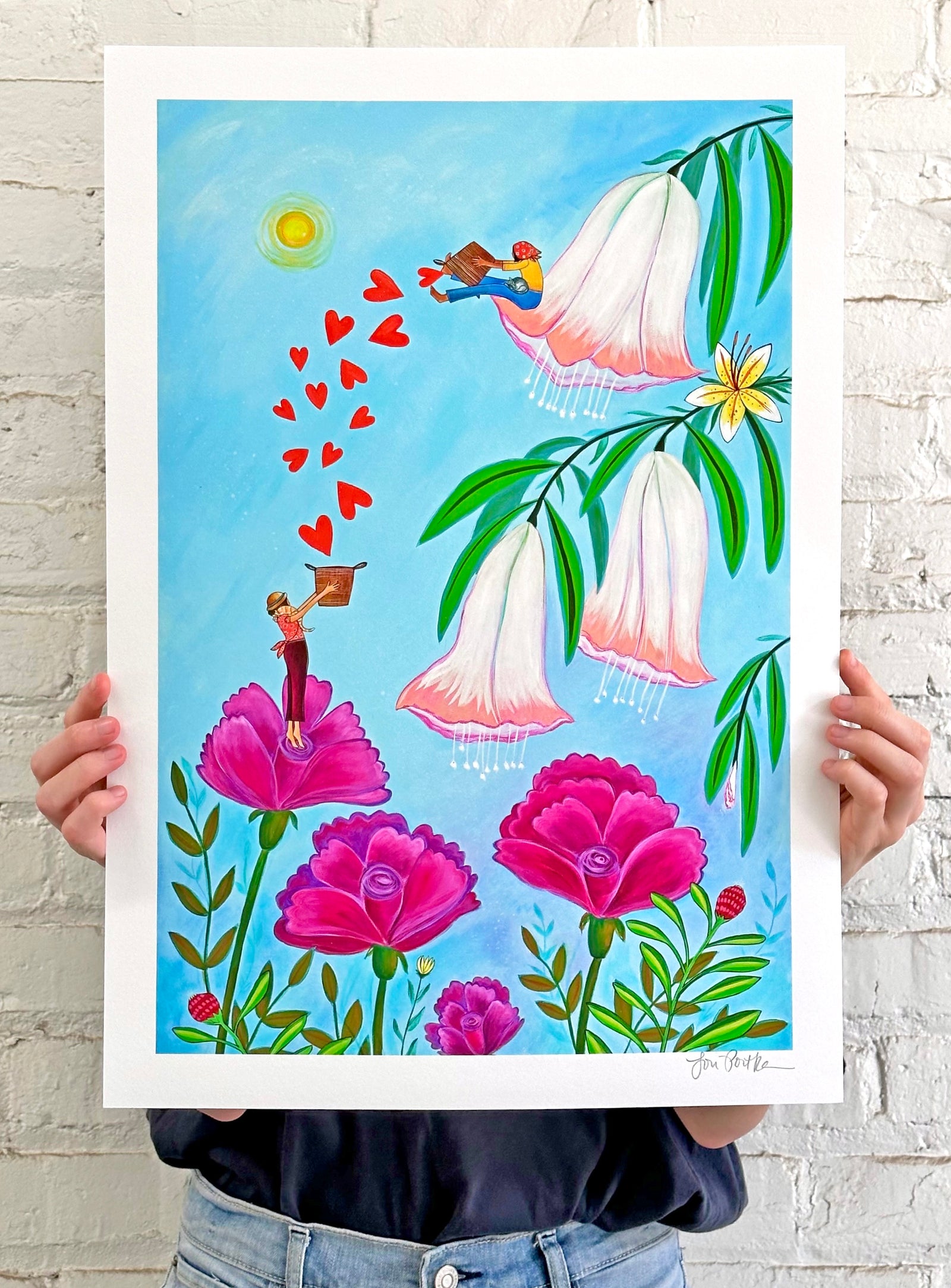 Pouring Love (12x18)