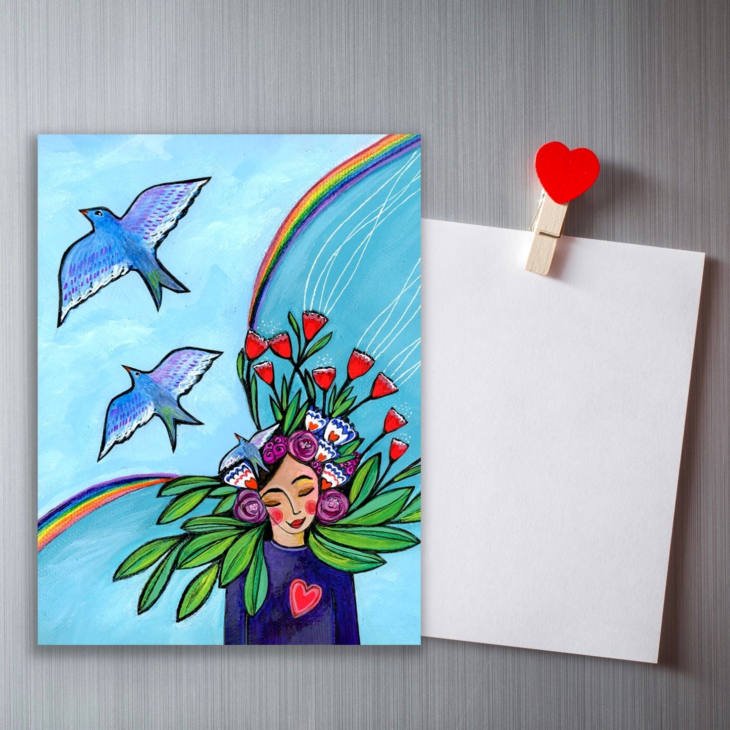 Shooting Rainbows Magnet