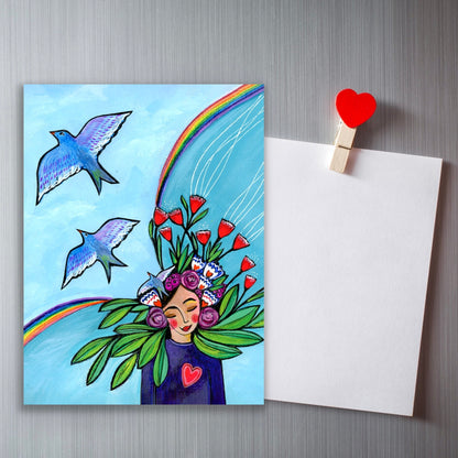 Shooting Rainbows Magnet