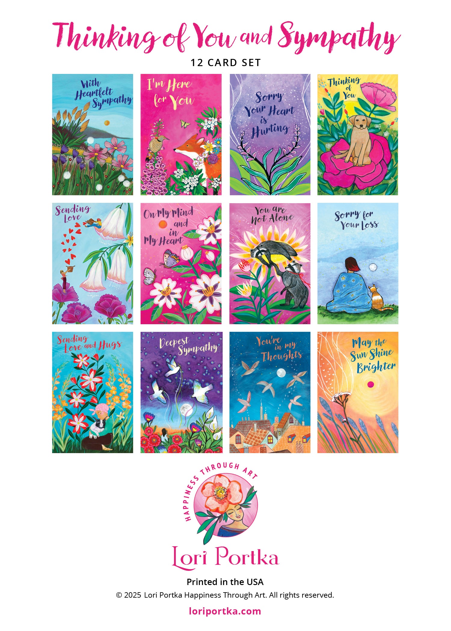 Sympathy/Thinking of You Card Set (NEW!) – Lori Portka