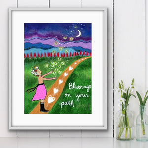 Blessings on Your Path (8x10)
