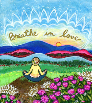 Breathe in Love - Magnet