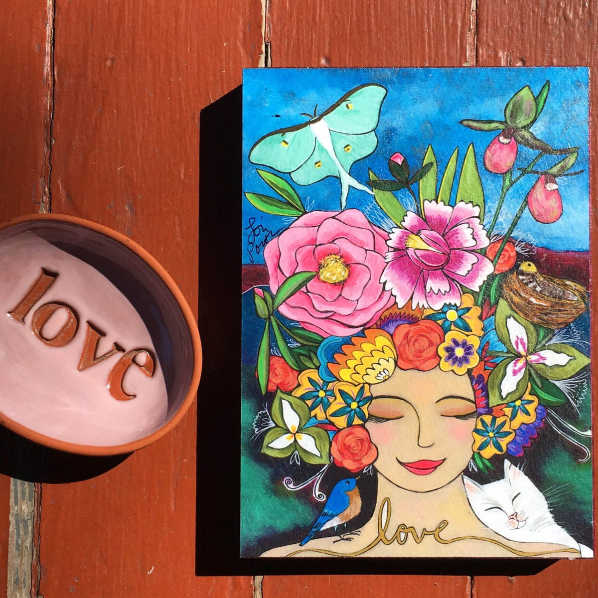 Abundance Goddess Wood Print (5x7/8x10)