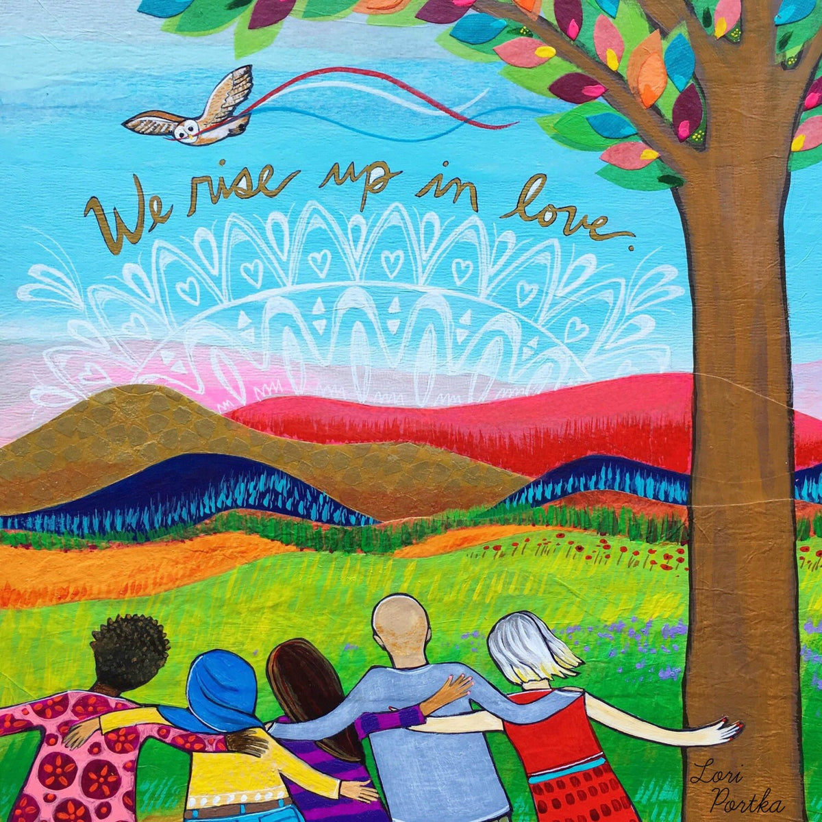 We Rise in Love (5x7/8x10)