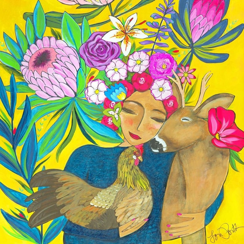 Fierce Love (8x12/24x36)