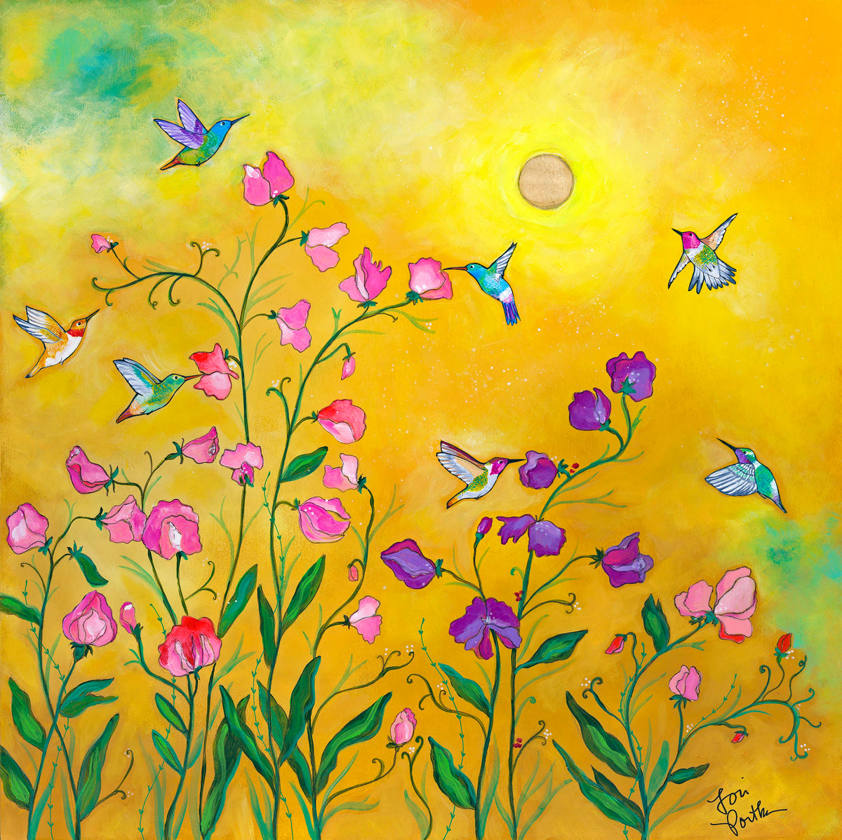 Golden Solstice (24x24)