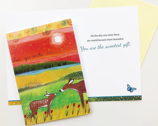 Love You to the Moon (greeted)