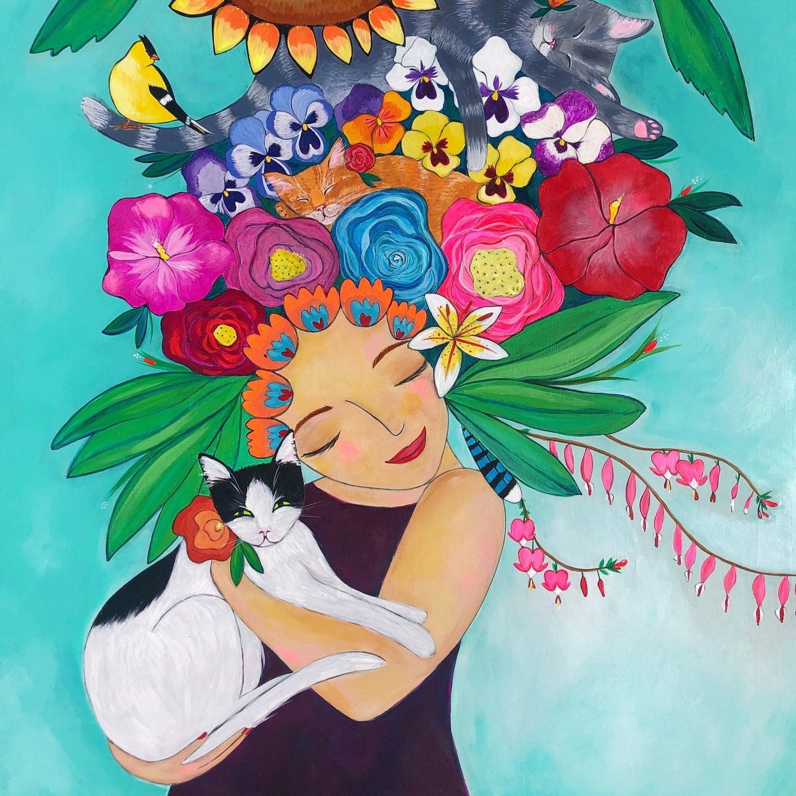 The Cat Lady (8x12/24x36)