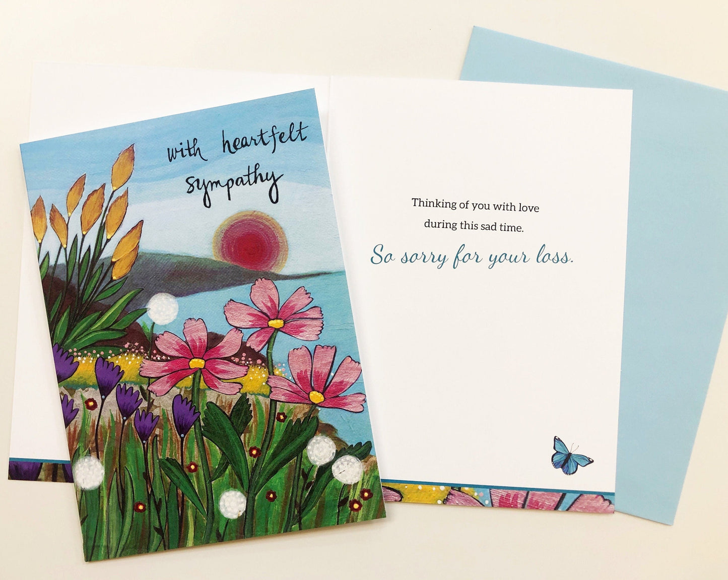 With Heartfelt Sympathy (greeted)