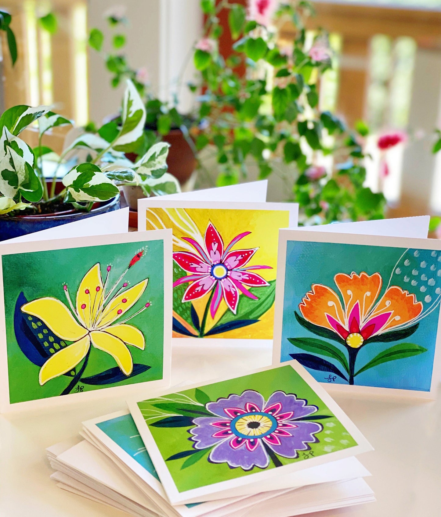Love Blooms Card Set