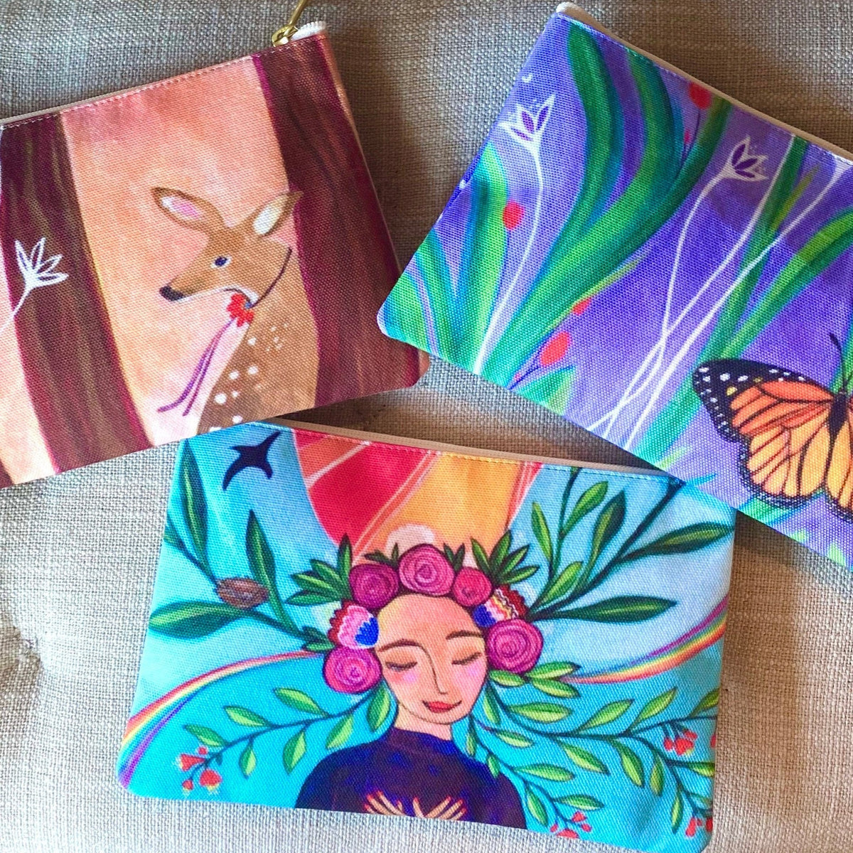 Wide Open Sky Inside You - Small Pouch