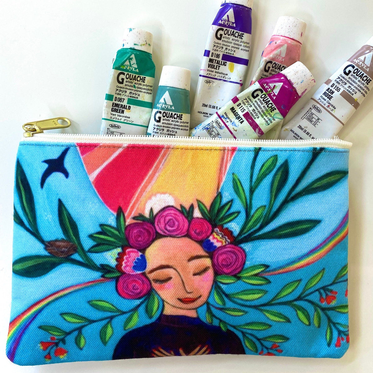 Wide Open Sky Inside You - Small Pouch